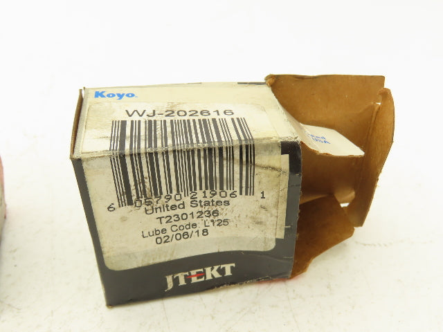 Koyo WJ-202616 Needle Roller Bearing 1.25" Bore x 1.625" OD x 1" Width Lot of 5