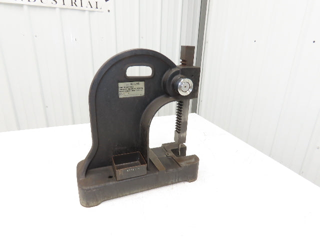 Dayton No 2 Bench Top Arbor Press 2 Ton 7.5" Throat 12" Stroke 4Z329D