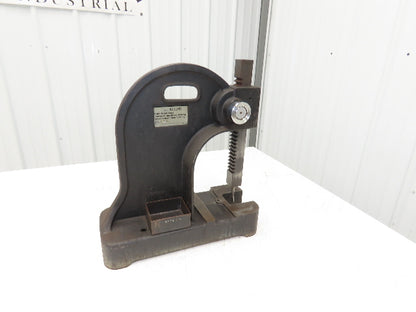 Dayton No 2 Bench Top Arbor Press 2 Ton 7.5" Throat 12" Stroke 4Z329D