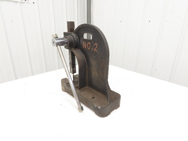 Dayton No 2 Bench Top Arbor Press 2 Ton 7.5" Throat 12" Stroke 4Z329D