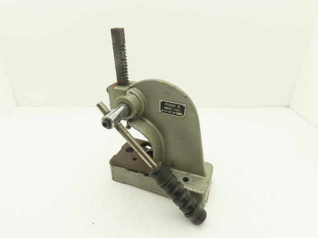 Phase II 260-100 Bench Top Arbor Press 1/2 Ton 3" Throat 6" Stroke