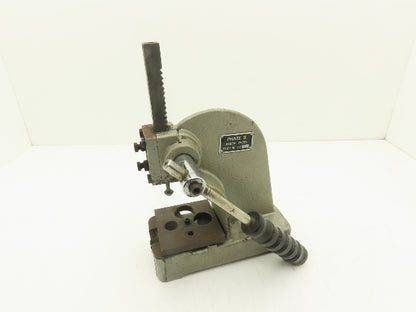 Phase II 260-100 Bench Top Arbor Press 1/2 Ton 3" Throat 6" Stroke