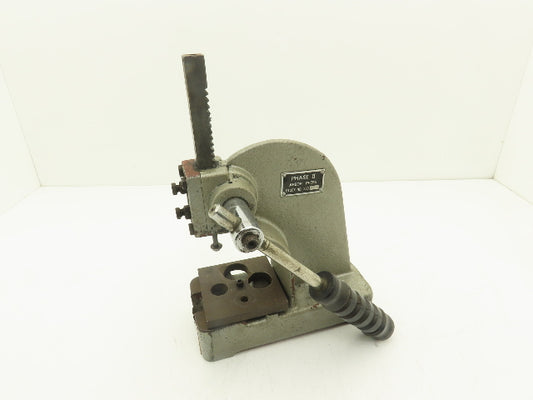 Phase II 260-100 Bench Top Arbor Press 1/2 Ton 3" Throat 6" Stroke