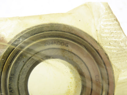 Fafnir 204KDDG Ball Bearing 20mm ID x 47mm OD x 14mm Width Snap Ring Lot of 7