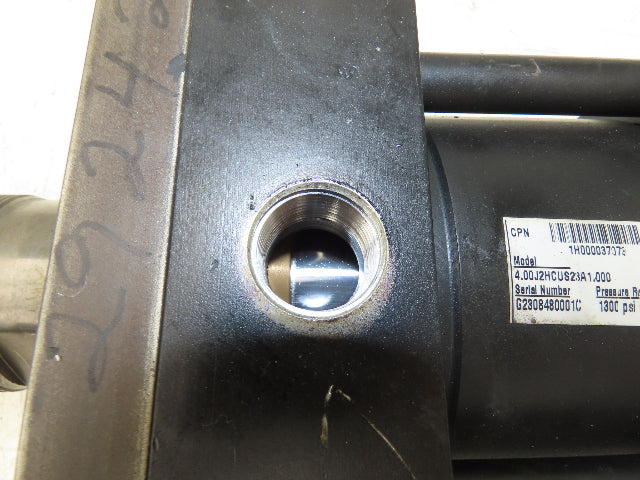 Parker 4.00 J2HCUS23A 2H Series Hydraulic Cylinder 4" Bore 1" Stroke 1300psi