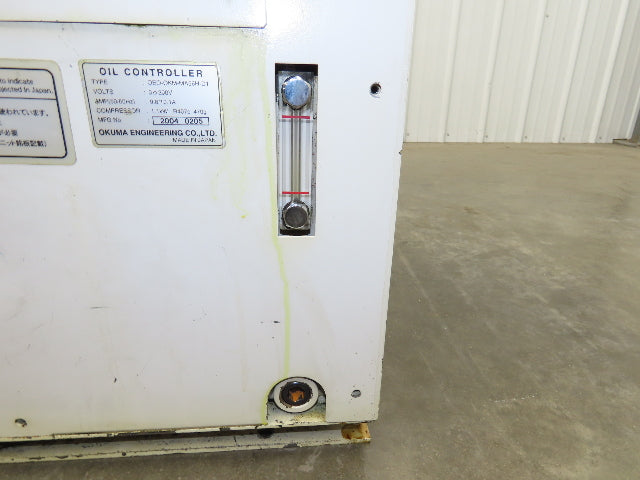Okuma OEO-OKM-MA56H-D1 Oil Controller Chiller Unit 1.1kw Compressor 20g Tank