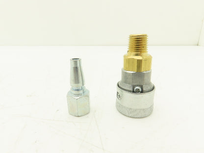Schrader Bellows Quick Twist Connect Airline Male Fittings Mixed Lot Of 7