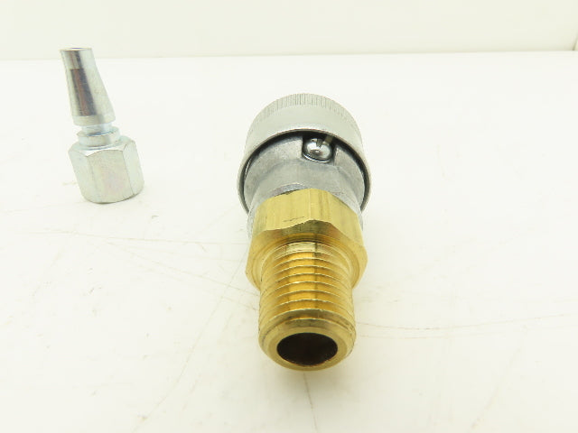 Schrader Bellows Quick Twist Connect Airline Male Fittings Mixed Lot Of 7