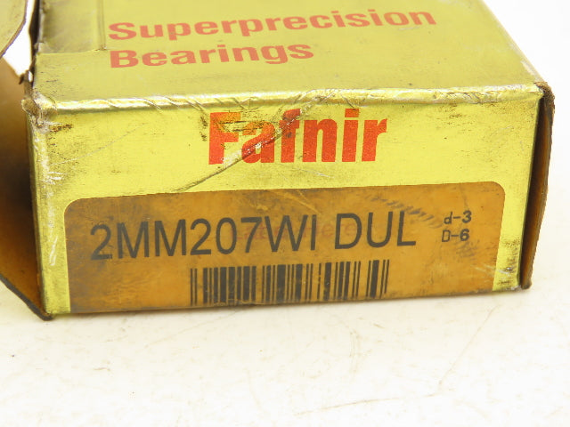 Fafnir 2MM207WI DUL Super Precision Bearing 35mm Bore x 72mm OD x 17mm Width