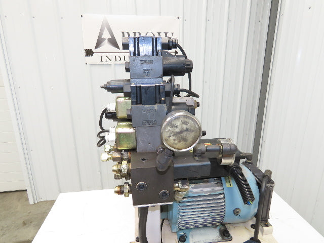 Okuma OEY-M-STD-2.2KW Lathe Hydraulic Power Unit 30L/Min 20L Tank Tokimec Valve