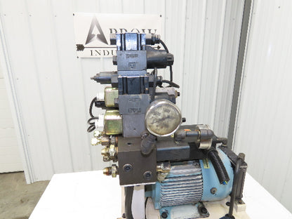 Okuma OEY-M-STD-2.2KW Lathe Hydraulic Power Unit 30L/Min 20L Tank Tokimec Valve