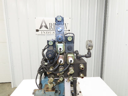 Okuma OEY-M-STD-2.2KW Lathe Hydraulic Power Unit 30L/Min 20L Tank Tokimec Valve