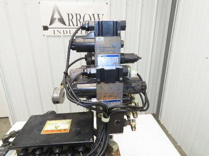 Okuma OEY-M-STD-2.2KW Lathe Hydraulic Power Unit 30L/Min 20L Tank Tokimec Valve