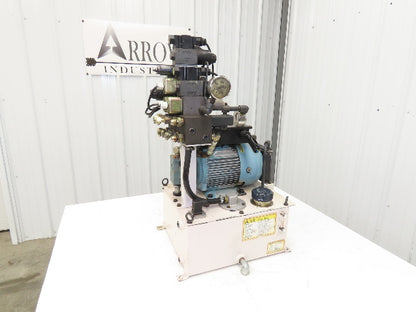 Okuma OEY-M-STD-2.2KW Lathe Hydraulic Power Unit 30L/Min 20L Tank Tokimec Valve