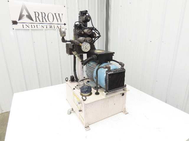 Okuma OEY-M-STD-2.2KW Lathe Hydraulic Power Unit 30L/Min 20L Tank Tokimec Valve