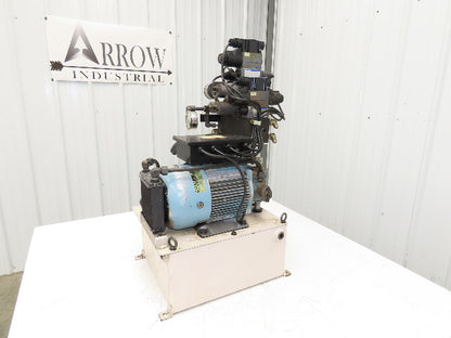 Okuma OEY-M-STD-2.2KW Lathe Hydraulic Power Unit 30L/Min 20L Tank Tokimec Valve