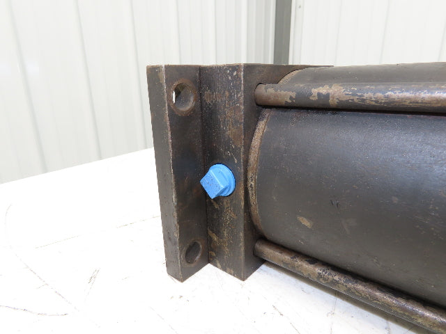 Schrader Bellows Parker PA-2 Air Cylinder 5" Bore 17" Stroke 250psi Flange Mount