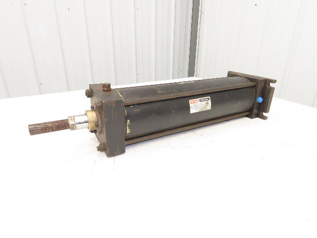Schrader Bellows Parker PA-2 Air Cylinder 5" Bore 17" Stroke 250psi Flange Mount