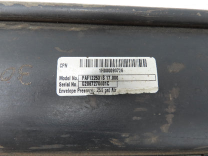Schrader Bellows Parker PA-2 Air Cylinder 5" Bore 17" Stroke 250psi Flange Mount
