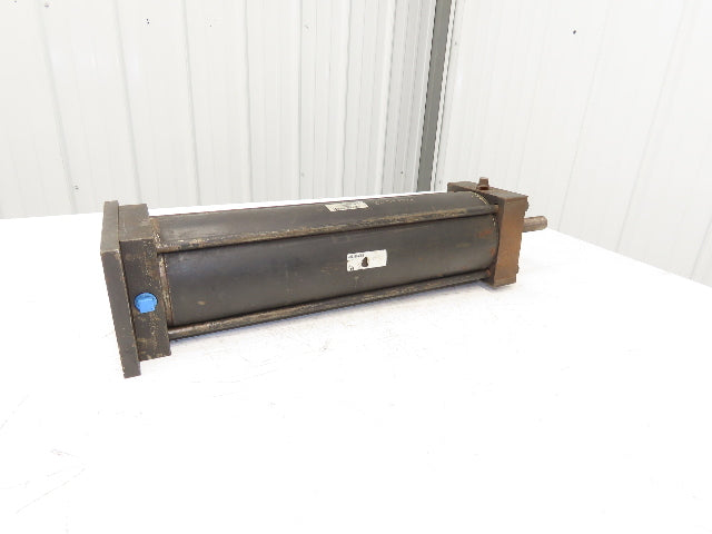 Schrader Bellows Parker PA-2 Air Cylinder 5" Bore 17" Stroke 250psi Flange Mount