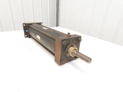 Schrader Bellows Parker PA-2 Air Cylinder 5" Bore 17" Stroke 250psi Flange Mount
