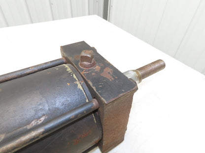 Schrader Bellows Parker PA-2 Air Cylinder 5" Bore 17" Stroke 250psi Flange Mount