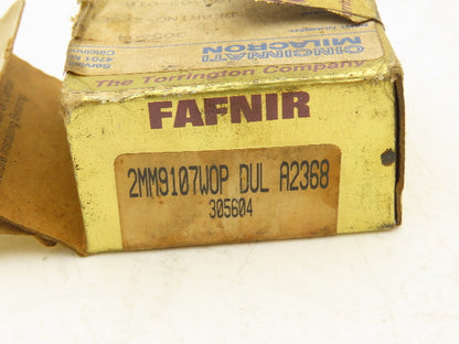 Fafnir 2MM9107WOP DUL Super Precision Bearing 35mm Bore 62mm OD 28mm Lot of 2