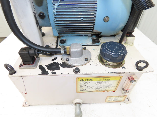 Okuma OEY-M-STD-2.2KW Lathe Hydraulic Power Unit 30L/Min 20L Tank Tokimec Valve