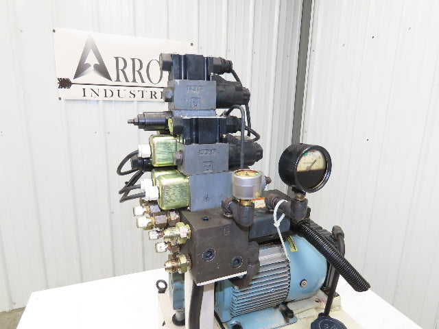 Okuma OEY-M-STD-2.2KW Lathe Hydraulic Power Unit 30L/Min 20L Tank Tokimec Valve