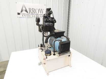Okuma OEY-M-STD-2.2KW Lathe Hydraulic Power Unit 30L/Min 20L Tank Tokimec Valve