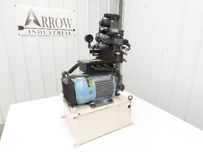 Okuma OEY-M-STD-2.2KW Lathe Hydraulic Power Unit 30L/Min 20L Tank Tokimec Valve