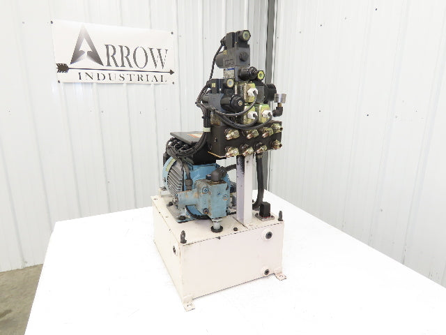 Okuma OEY-M-STD-2.2KW Lathe Hydraulic Power Unit 30L/Min 20L Tank Tokimec Valve