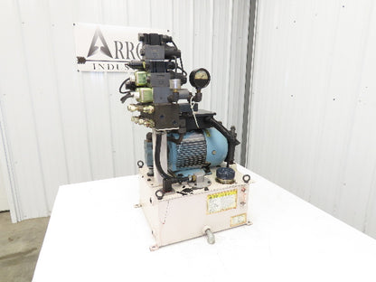 Okuma OEY-M-STD-2.2KW Lathe Hydraulic Power Unit 30L/Min 20L Tank Tokimec Valve