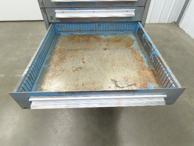 Lyon MSS II Tool Cabinet Chest 6 Drawer 28x30x44" Gray Lista Stanley Vidmar