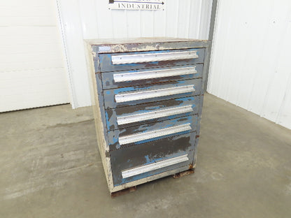 Lyon MSS II Tool Cabinet Chest 6 Drawer 28x30x44" Gray Lista Stanley Vidmar