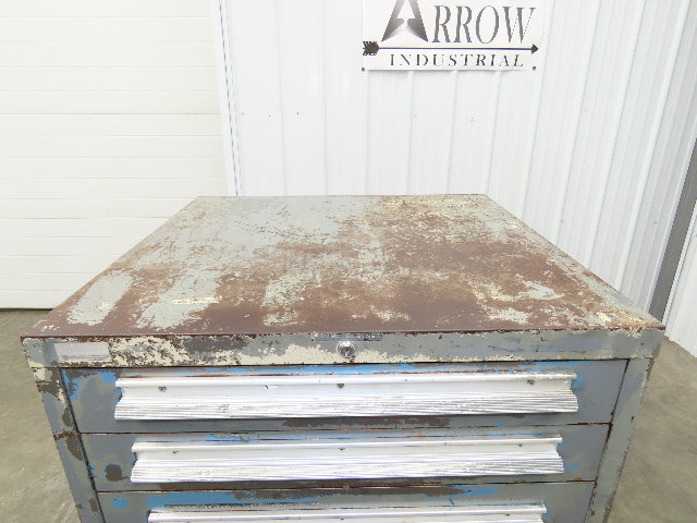 Lyon MSS II Tool Cabinet Chest 6 Drawer 28x30x44" Gray Lista Stanley Vidmar