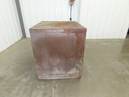 Stanley Vidmar Tool Cabinet 5 Drawer 28x30x33" Rusty Lista Lyon Rough