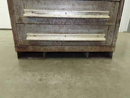 Stanley Vidmar Tool Cabinet 5 Drawer 28x30x33" Rusty Lista Lyon Rough