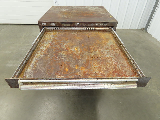 Stanley Vidmar Tool Cabinet 5 Drawer 28x30x33" Rusty Lista Lyon Rough