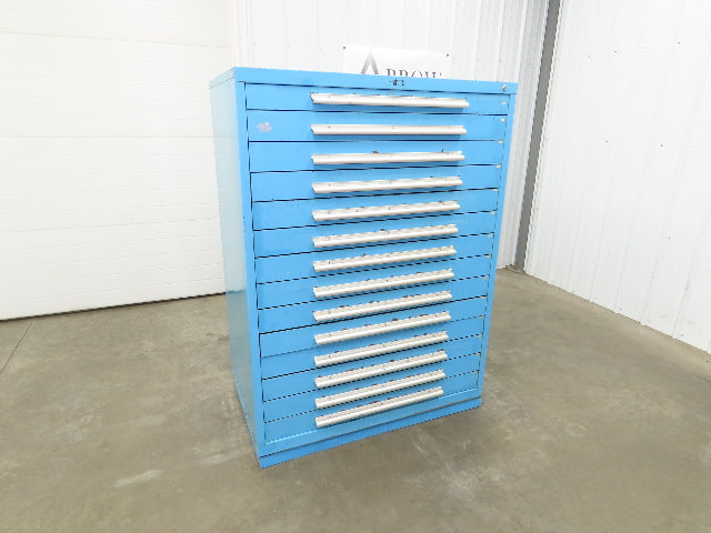 Nu-Era Modular Tool Storage Cabinet 14 Drawer 45x28x61" Stanley Vidmar Lista
