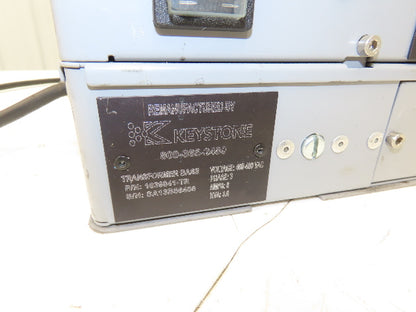 Keystone PB10 Hot Melt Glue Machine 480VAC 3Ph w/1039841-TR Transformer Base