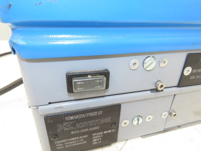 Keystone PB10 Hot Melt Glue Machine 480VAC 3Ph w/1039841-TR Transformer Base