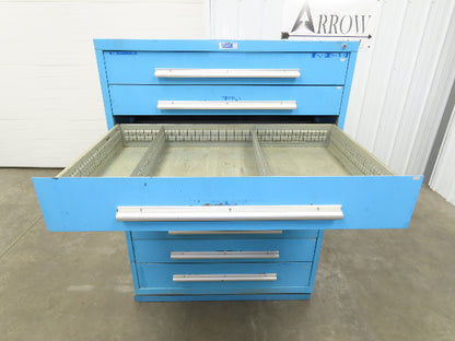 Nu-Era Tool Storage Cabinet Modular 8 Drawer 45x28x61" Stanley Vidmar Lista