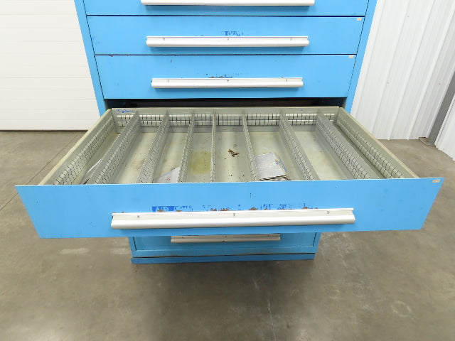 Nu-Era Tool Storage Cabinet Modular 8 Drawer 45x28x61" Stanley Vidmar Lista