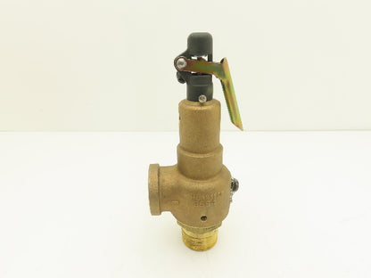 Kunkle 6010FFM01-LM Pressure Relief Safety Valve 1-1/4" Male NPT Set 20psi Brass