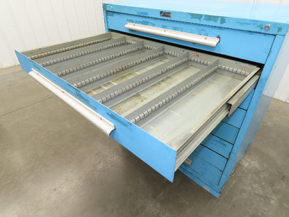 Nu-Era Tool Storage Cabinet Modular 8 Drawer 45x28x46" Stanley Vidmar Lista