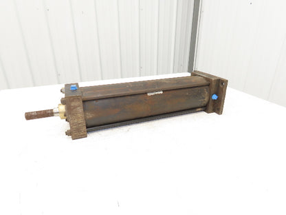 Schrader Bellows Parker PA-2 Air Cylinder 5" Bore 17" Stroke 250psi Flange Mount