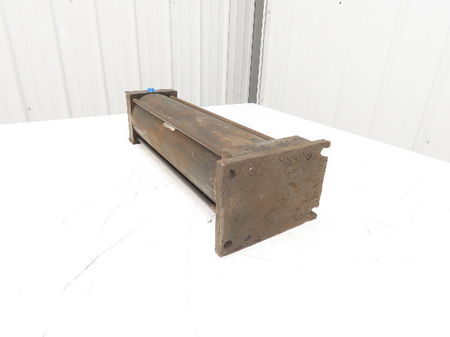 Schrader Bellows Parker PA-2 Air Cylinder 5" Bore 17" Stroke 250psi Flange Mount