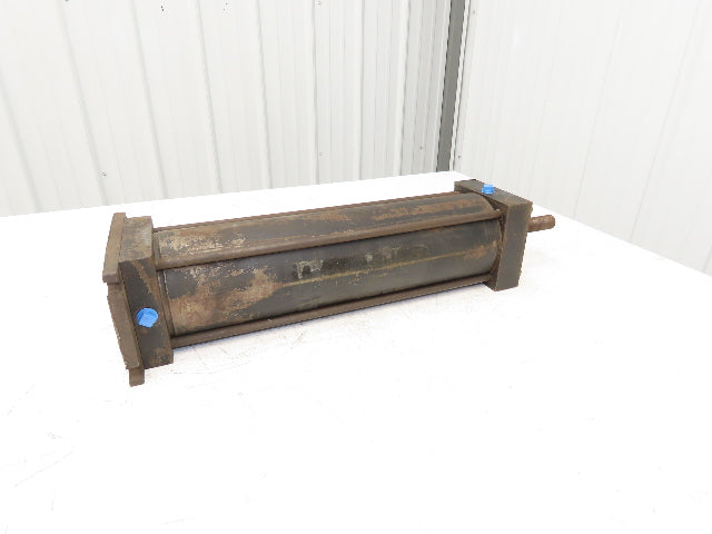 Schrader Bellows Parker PA-2 Air Cylinder 5" Bore 17" Stroke 250psi Flange Mount