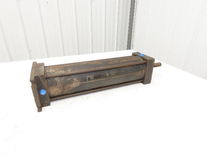 Schrader Bellows Parker PA-2 Air Cylinder 5" Bore 17" Stroke 250psi Flange Mount